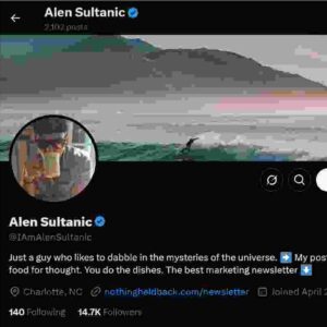 Alen Sultanic – NHB+ (Up to 05.2025)