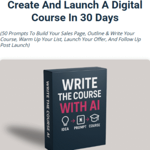Dickie Bush & Nicolas Cole-Create And Launch A Digital Course In 30 Days + Upsell