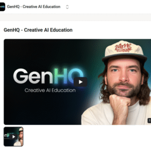 Rourke Sefton-Minns – GenHQ – Creative AI Education