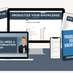 Kieran Drew – Productize Your Knowledge