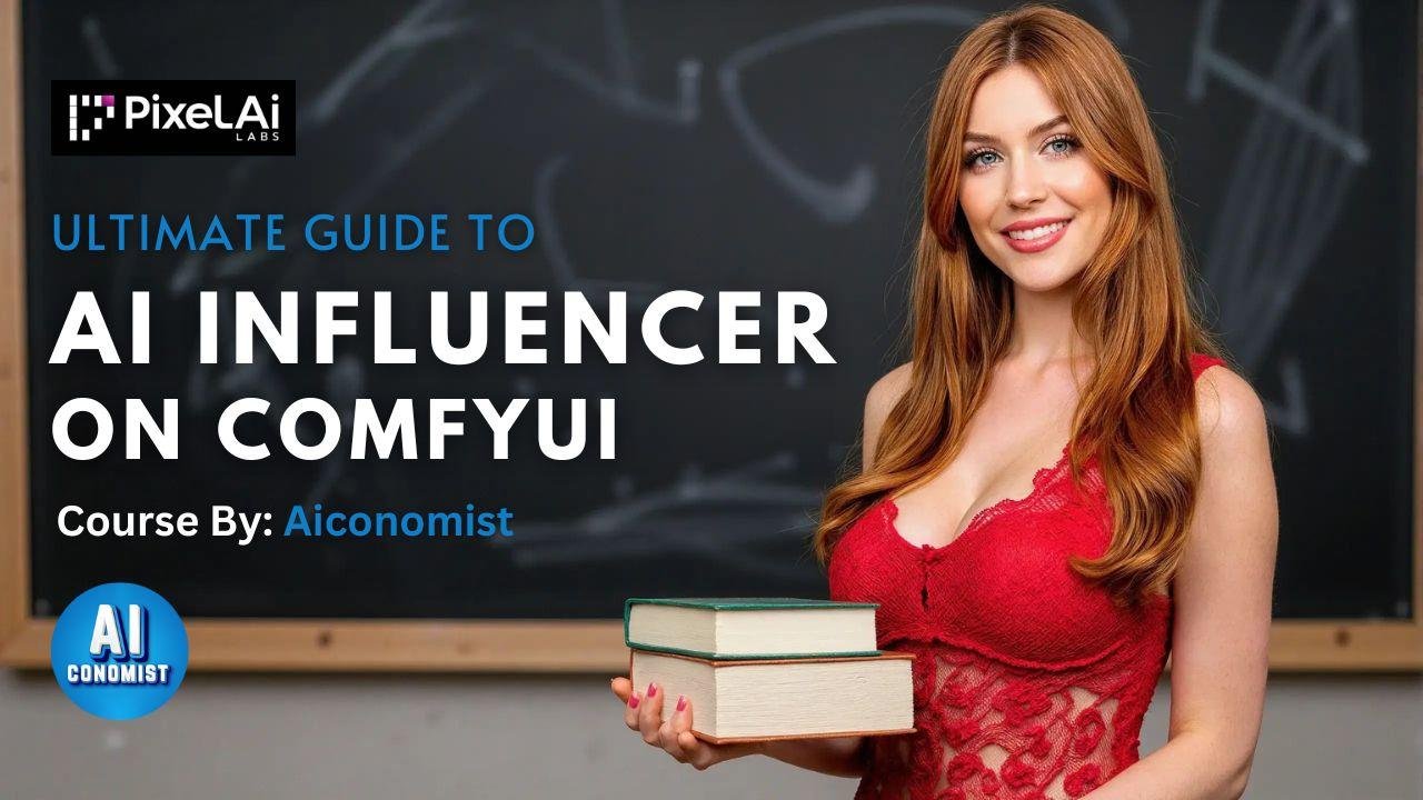 PixelAi - Master Photoreal AI Influencer Creation (Ultimate Guide to AI Influencers - SDXL on ComfyUI & Photoreal Influencer Blueprint - Flux Dev on ComfyUI)