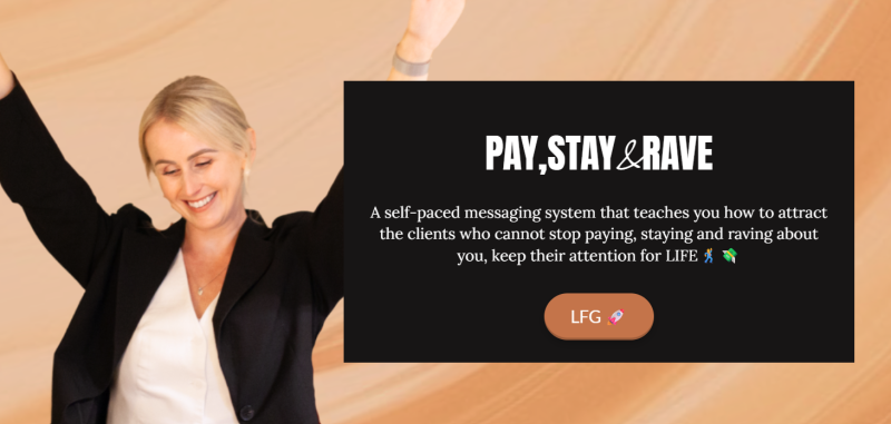 Anna Rumbold – Pay, Stay and Rave