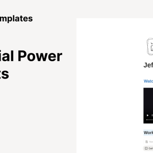 Jeff Su – Essential Power Prompts