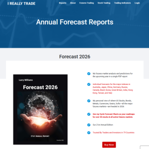 Larry Williams – iReallyTrade Annual Forecast 2026 Report