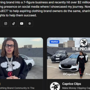 The Project – The #1 Clothing Brand Community In The World