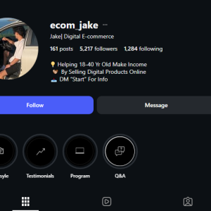 Jake A – Top Tier Ecom: Complete Guide to Building a High-Profit Ecommerce Business