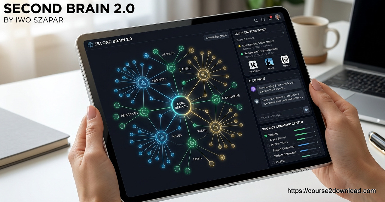 Iwo Szapar – Second Brain 2.0: The Ultimate System to Organize, Think, and Execute at a Higher Level