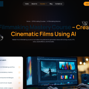 AI Filmmaking Mastery Course – Create Cinematic Films Using AI